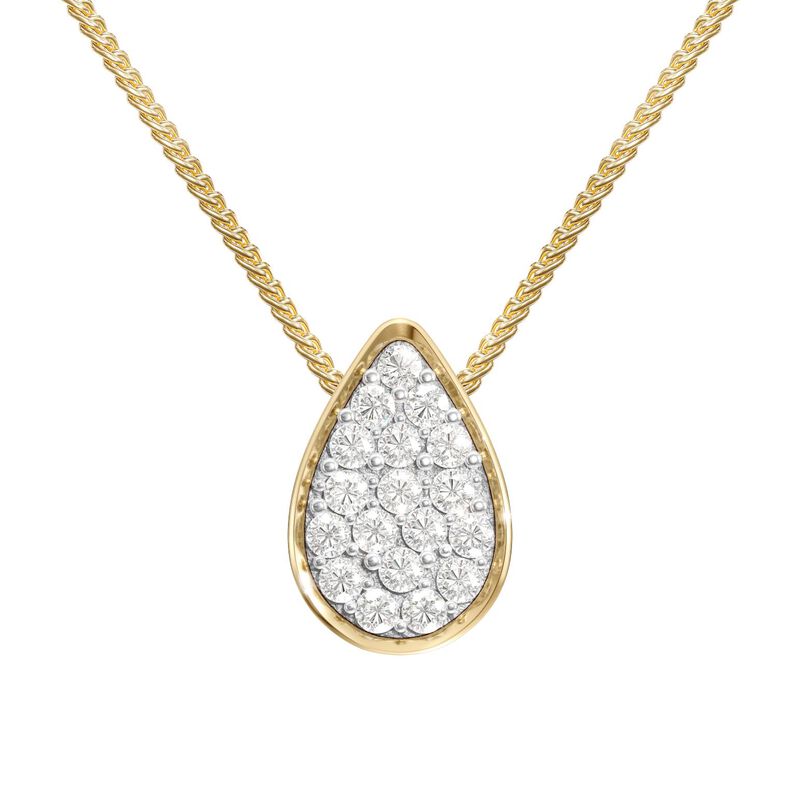 LOVE IN A JEWEL The Full Love Drop Keepsake Pendant image number 0